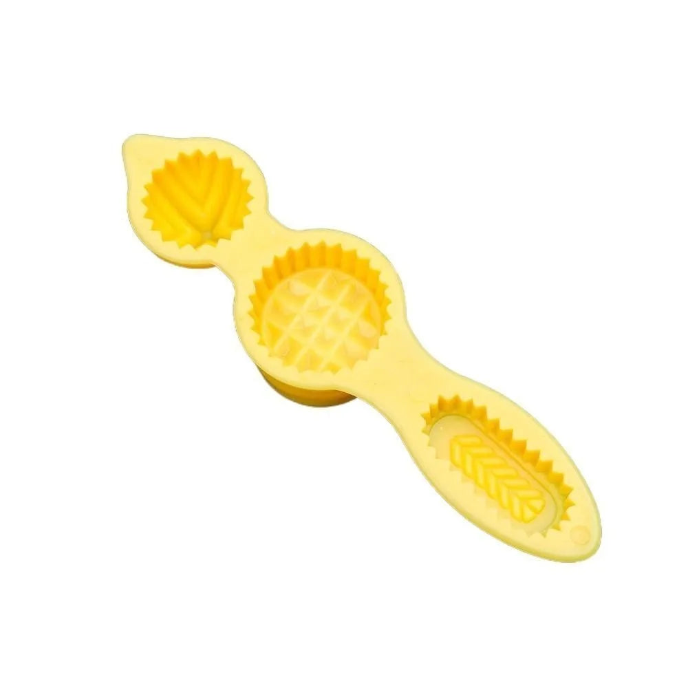 Yellow Plastic Maamoul Cookie Mold – Portable Baking Tool for Chocolate, Rice Balls & Middle Eastern Pastry Making