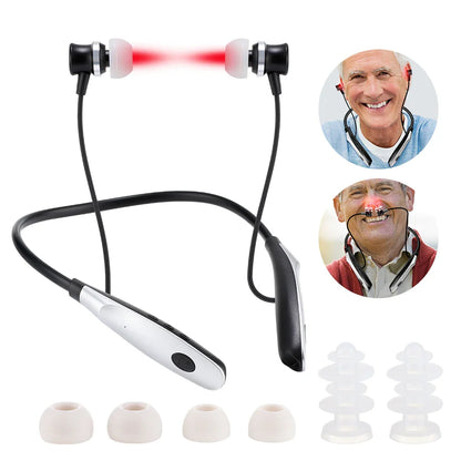 Rechargeable Portable Nasal and Ear Canal Laser Irradiator – Neck-Hanging 650nm Light Wave for Nasal and Ear Care