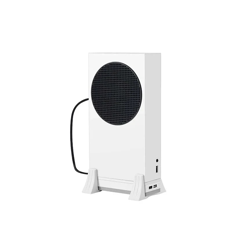 Vertical Stand for Xbox Series S – 3-Speed Cooling Fan with 2 USB Ports, Game Console Holder and Cooling Stand