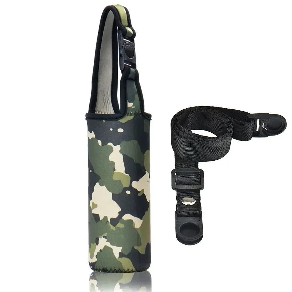 Universal Water Bottle Cooler Bag - Insulated High Capacity Pouch for Outdoor Travel, Camping & Hiking