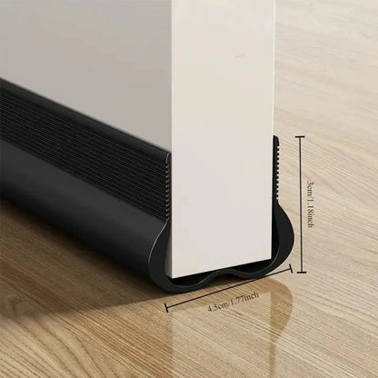PVC Door Bottom Sealing Strip - Flexible Weatherproof Draft Stopper for Window and Home Insulation Protection