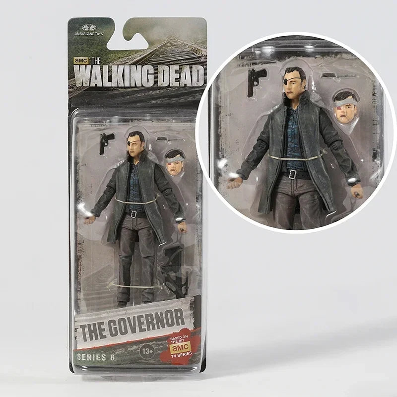 The Walking Dead Action Figure Collection - Abraham Ford Rick Grimes Michonne Governor PVC Model Doll Toys