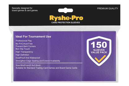 100PCS Matte Card Sleeves - 66x91mm TCG Trading Card Protectors for Pokémon, Tarot & Board Games