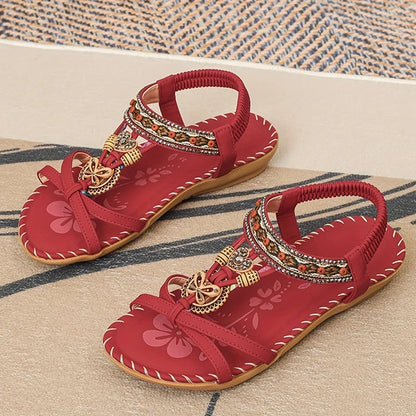 Women’s Summer Casual Sandals - Comfortable Walking Beach Shoes Outdoor Party Footwear for Ladies