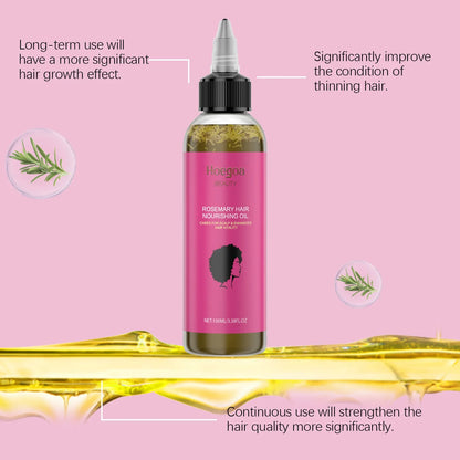 Rosemary Care Hair Essential Oil - Hair Growth Strengthening Scalp Treatment for Dry Hair, Split Ends & Hair Loss Prevention