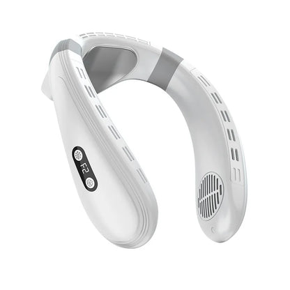 Portable Neck Fan 5200mAh – Rechargeable Wearable Semiconductor Cooling Fan, Personal Outdoor Neck Air Conditioner