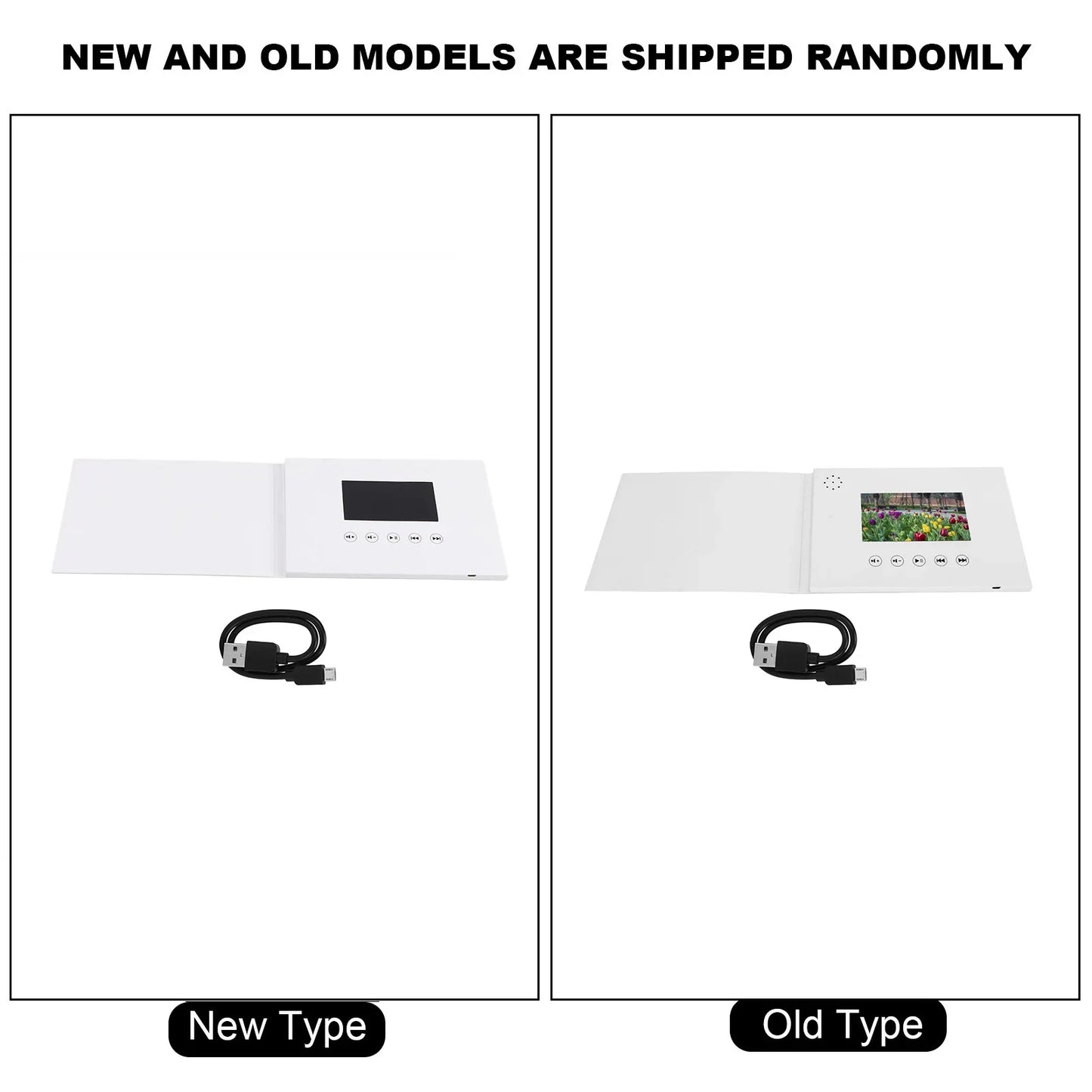LCD Video Greeting Card – Electronic Video Brochure for Birthday, Father’s Day & Mother’s Day Gifts