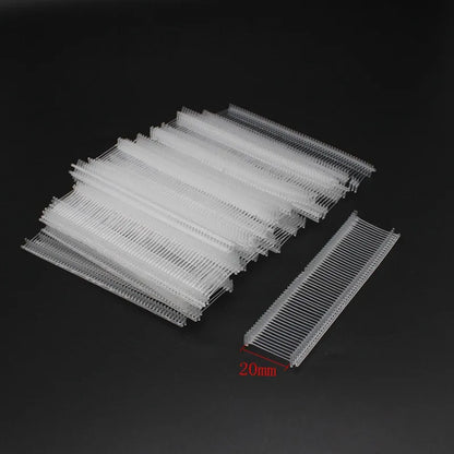 1000pcs Tagging Gun Barbs — 10/15/20/35/50/75mm Plastic Fasteners