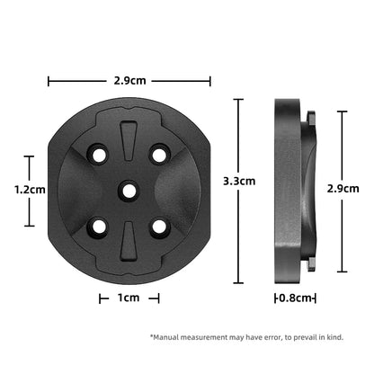 Ultralight Bicycle Computer Mount Base - Repair Kit for Garmin, Xoss, iGPS & Bryton Cycling Speedometers