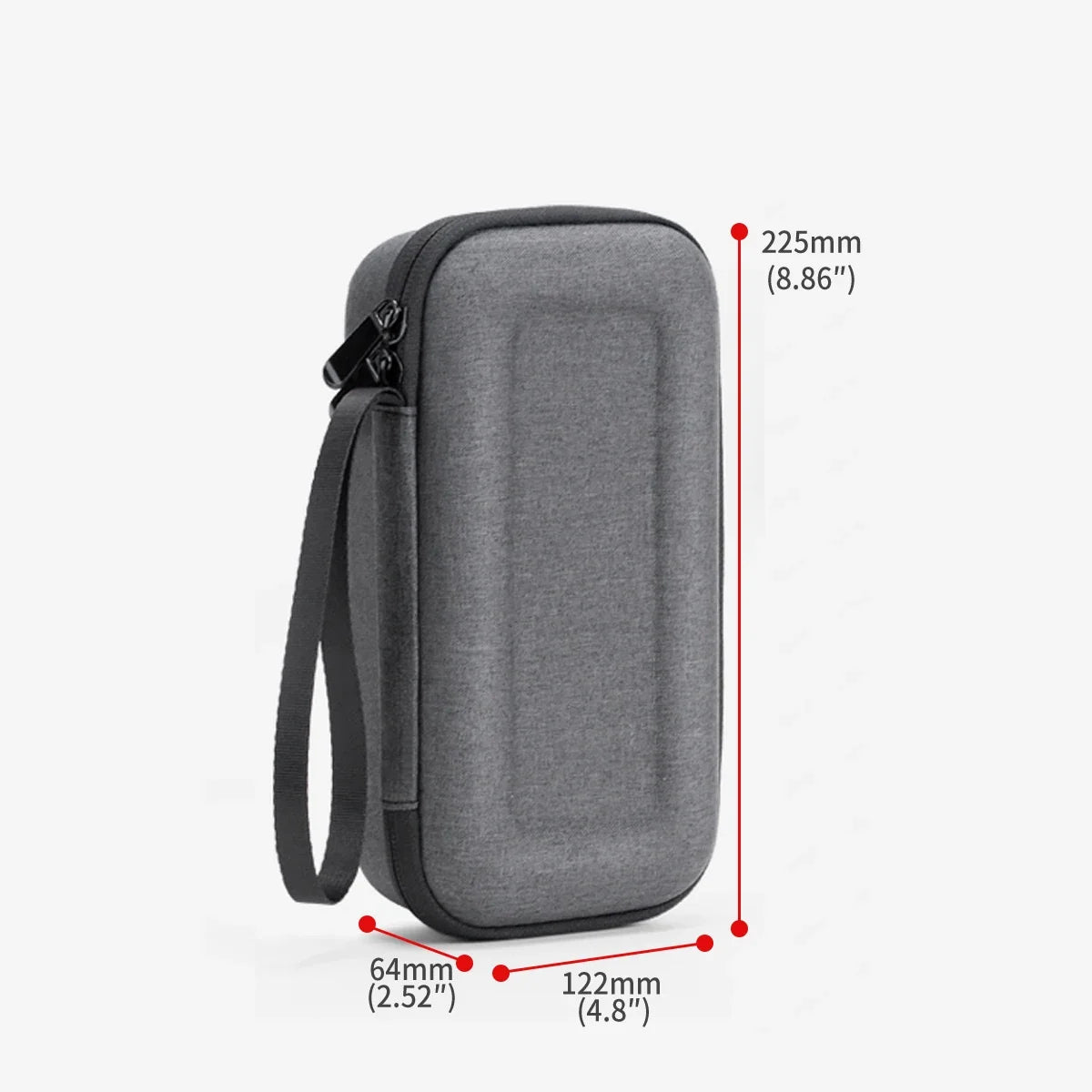 DJI Osmo Pocket 3 Protective Case - Portable Durable Storage Box with Wrist Strap for Camera & Accessories