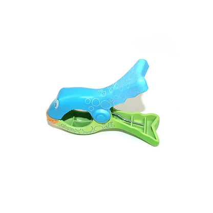 Plastic Beach Towel Clips - Large Animal Decorative Clothes Pegs for Sunbeds, Loungers & Drying Racks