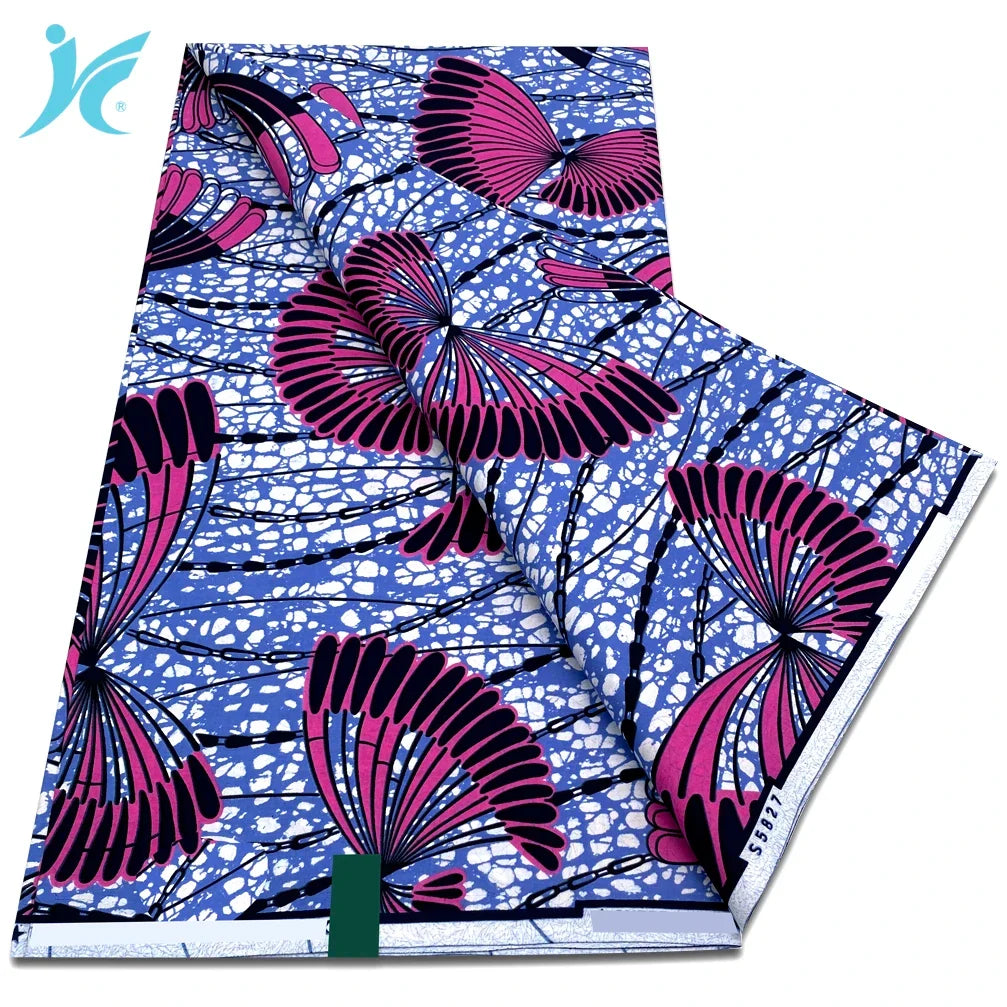 African Real Wax Print Fabric - 100% Cotton Ankara Sewing Material Wholesale Quality