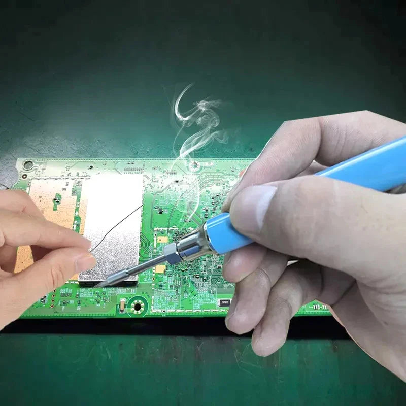 Cookies 650mAh LED Digital Soldering Iron Pen — Smart Preheat & 510-Thread Repair Tool