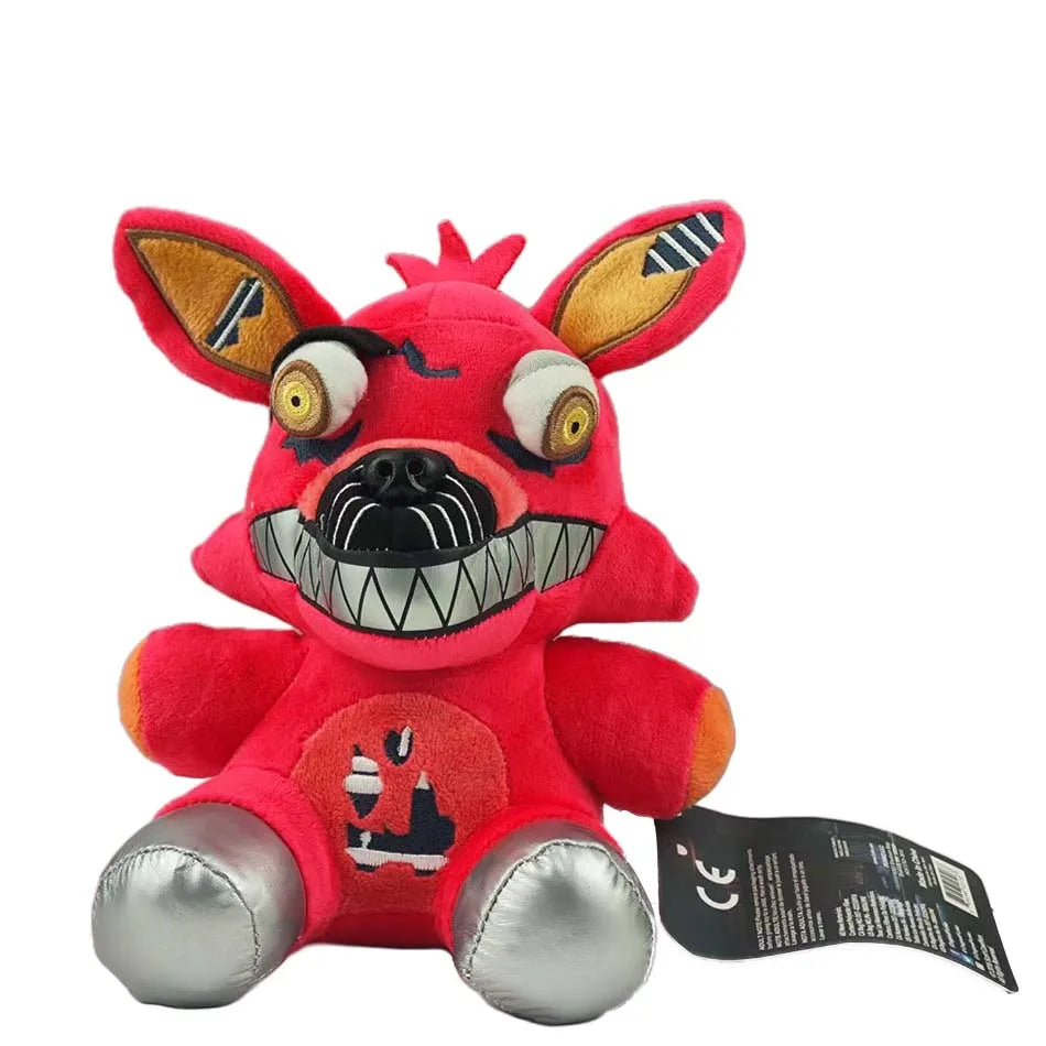 FNAF Plush Toy Collection - Cute Freddy Bonnie Foxy Cartoon Stuffed Dolls for Kids & Fans Gift