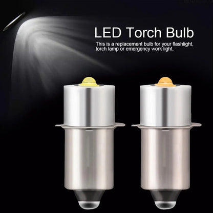 P13.5S E10 BA9S LED Flashlight Bulb - 5W White Upgrade Replacement Lamp for Maglite Torches DC6V-24V