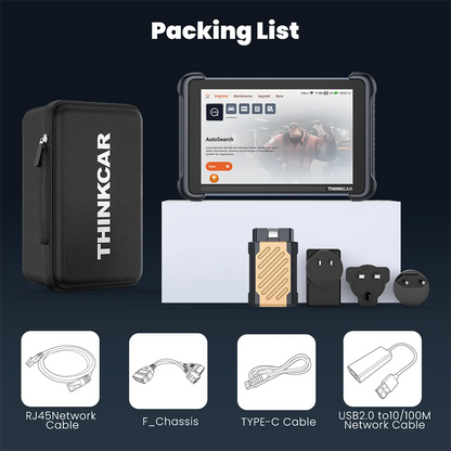 Global THINKCAR THINKSCAN 689BT OBD2 Diagnostic Tool – DOIP CANFD Bi-Directional ECU Coding with 34 Resets & Lifetime Free Updates