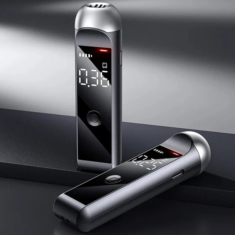 Digital Breath Alcohol Tester - Accurate Alcotester Detector with Display for Driver Safety Checks
