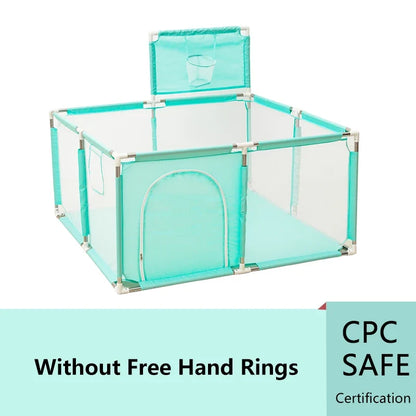 IMBABY Baby Playpen Safety Fence - Large Indoor Activity Gym Corral Play Area for Kids Toddlers