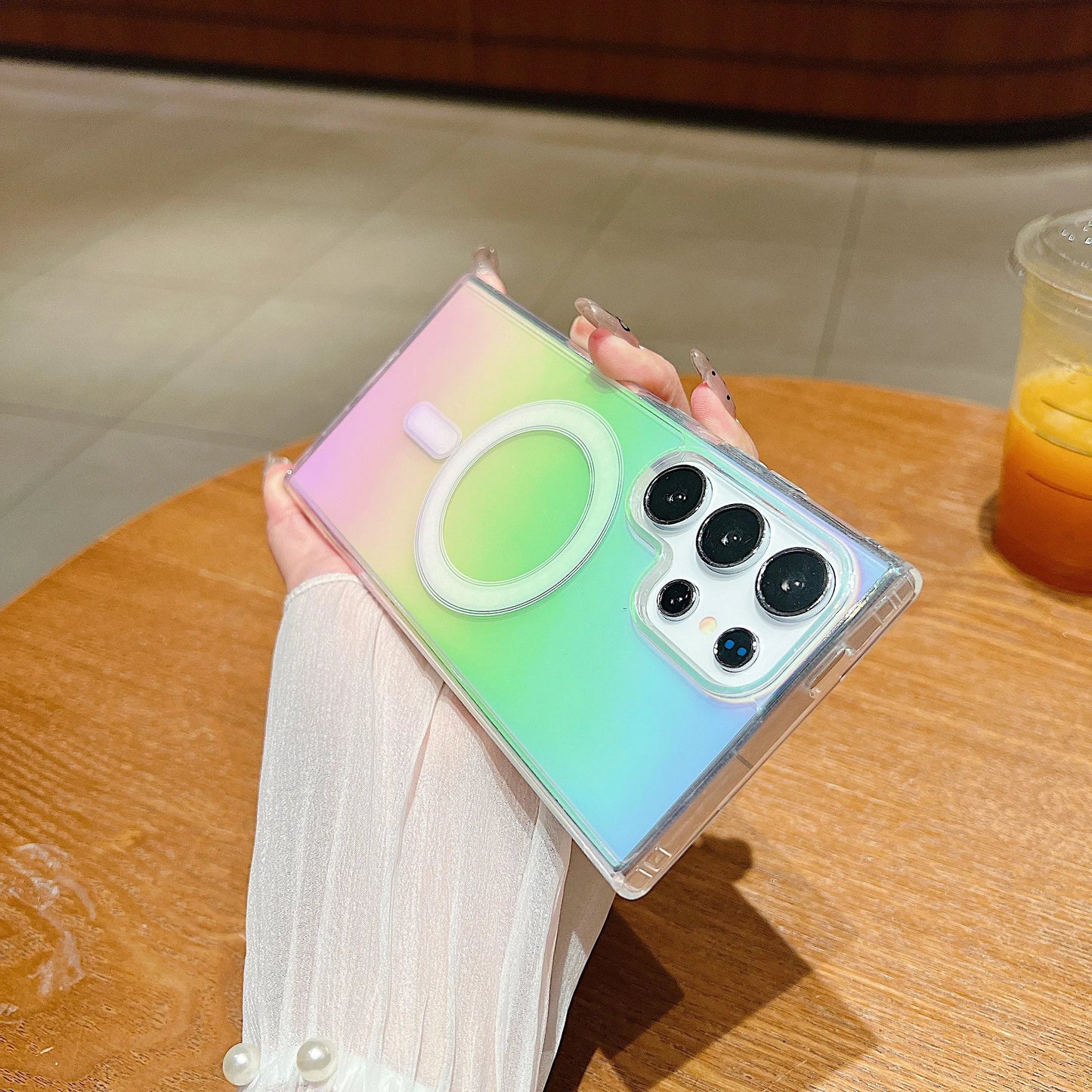 Gradient Rainbow Magnetic MagSafe Case for Samsung Galaxy S26/S25/S24/S23/S22/S21 Series & A56/A55/A54