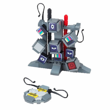 City Tech Building Blocks - Computer Control Center Model with Audio Radar & Keyboard