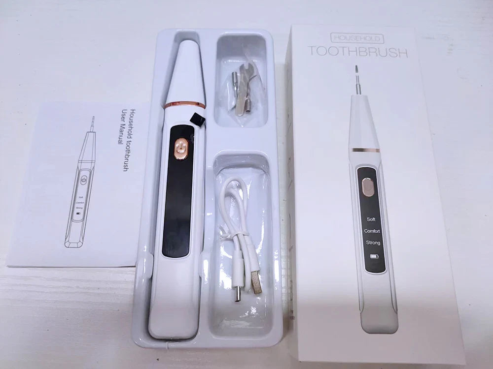 Ultrasonic Dental Plaque & Calculus Remover – Teeth Tartar Eliminator, Stains Cleaner, Electric Tooth Stone Scaler