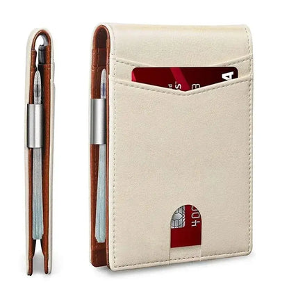RFID Carbon Fiber Men’s Wallet — Slim Luxury Card Holder, Small Money Bag, Short Purse & Billfold for Men