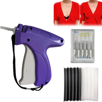 Quick Clothing & Quilt Fixer Tag Gun Set — Portable Buckle Glue Needle Tool for Garment & Blanket Fastening