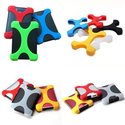 2.5" Portable Hard Drive Case - Silicone Protective Cover for WD External HDD & Colorful Drives