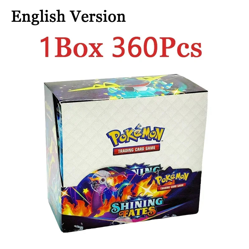 360PCS Pokémon Trading Card Game Booster Set – Prismatic Evolutions Scarlet & Violet English Battle Cards Collection Gift Pack