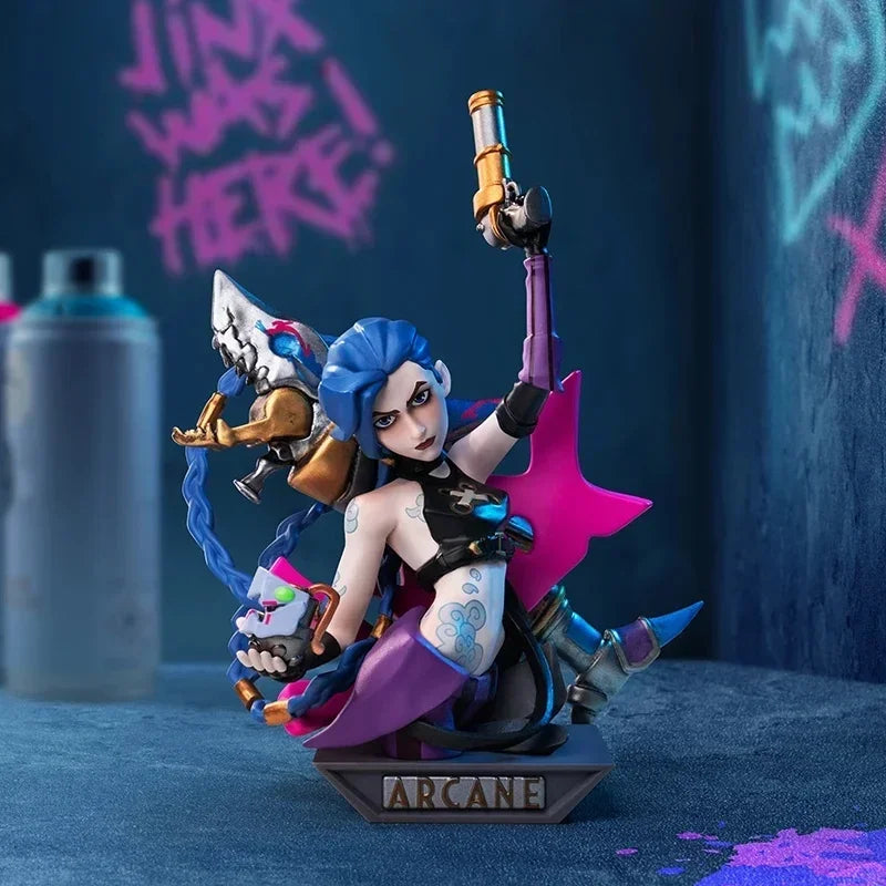 POP MART League of Legends Arcane Blind Box - Kawaii Anime Mystery Bag Surprise Action Figure Collectible Toy