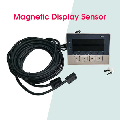LP20E 2-Axis Digital DRO – Magnetic Sensor Tape Displacement Readout Scale for CNC Lathe & Woodworking Machines