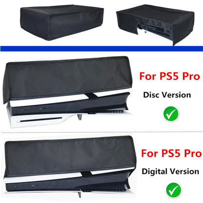 PS5 Pro 2024 Dust Cover — Waterproof Oxford Cloth Protective Case for Digital & Disc Edition Console