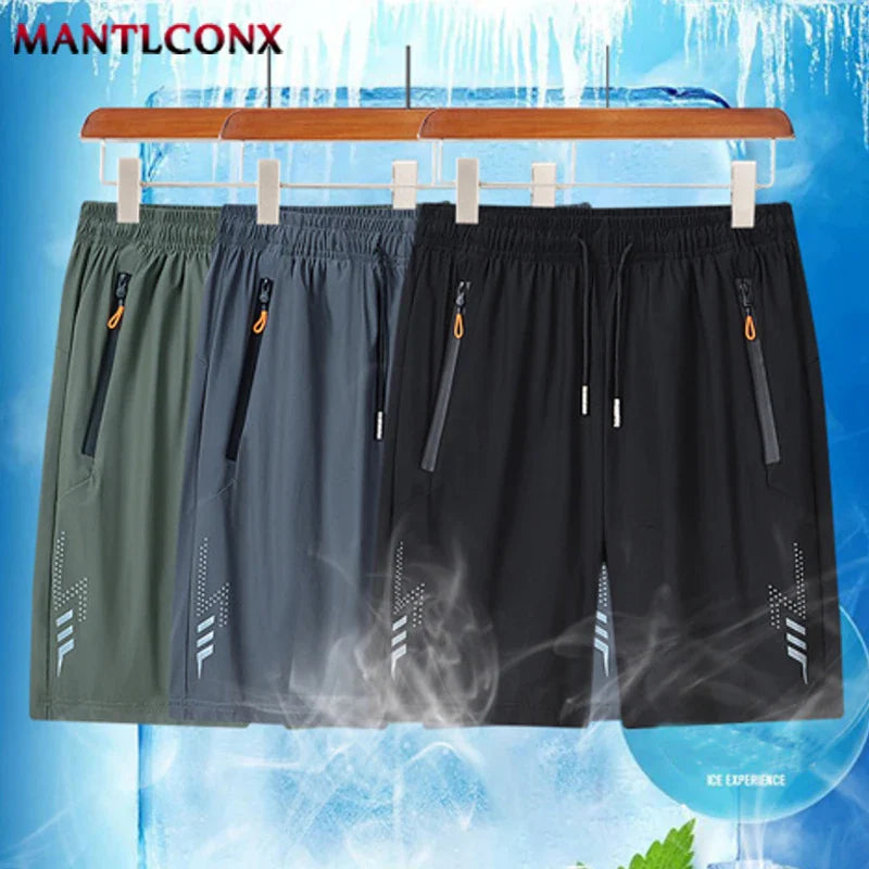 Men's Summer Gym Fitness Shorts – Quick Dry Elastic Sports Training, Running & Jogging Workout Shorts