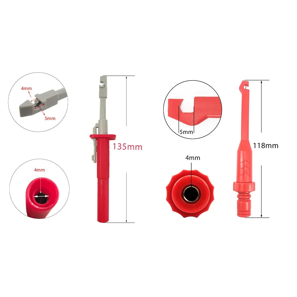 Insulated Piercing Test Clips - Automotive Circuit Detection & Diagnostic Probe Cable Tool
