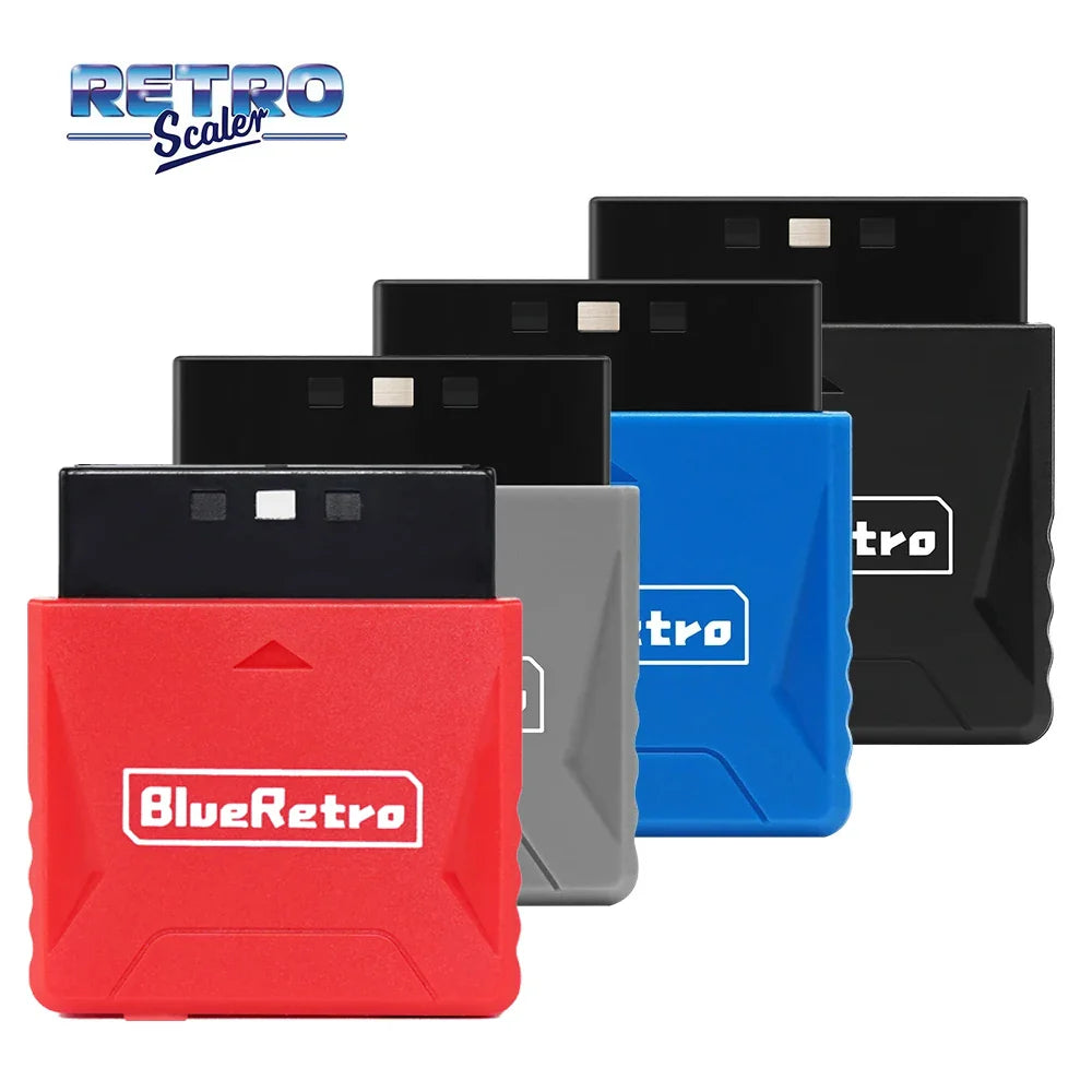 RetroScaler Mini BlueRetro Adapter – PS1, PS One & PS2 Wireless Receiver for 8Bitdo, PS4, PS5 & Xbox Series X Controllers
