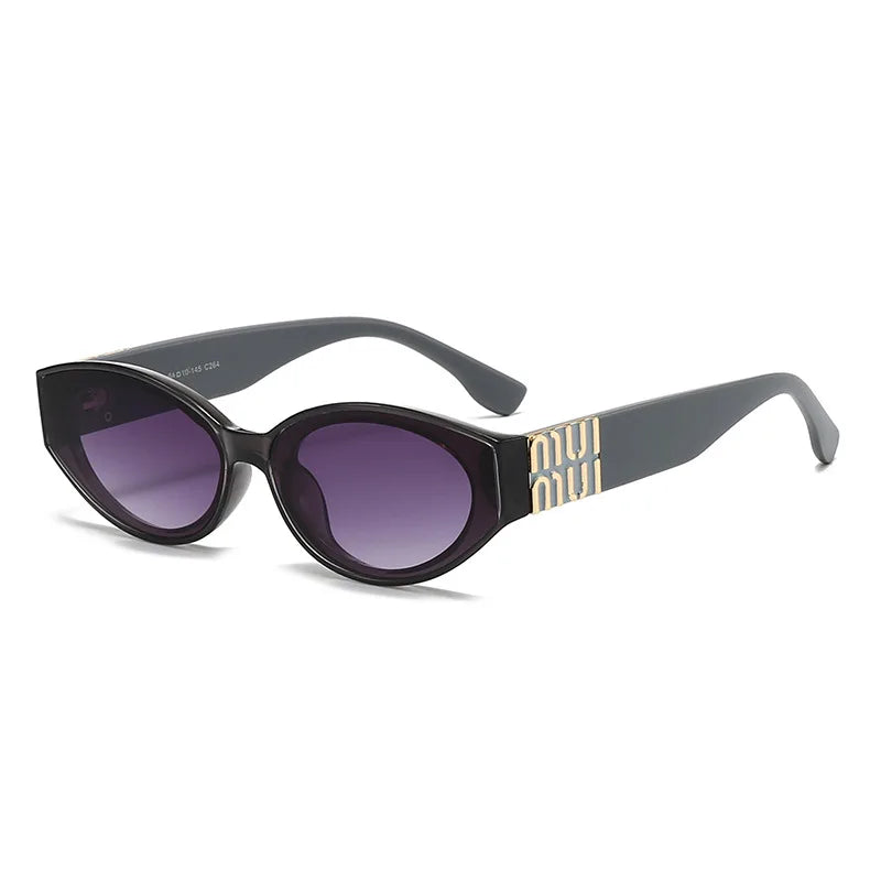Luxury MUI MUI Designer Glasses – Stylish Cateye Eyewear for Women & Men, UV400 Protection