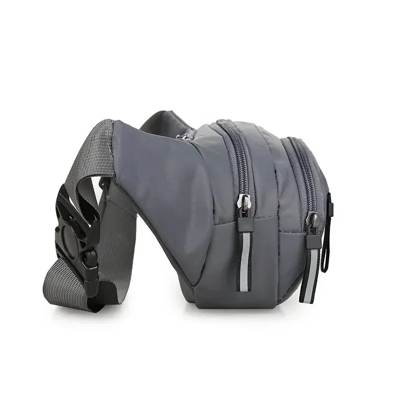Men’s Canvas Waistpack – Ultra-Thin Anti-Theft Fanny Pack for Sports, Running & Outdoor Leisure
