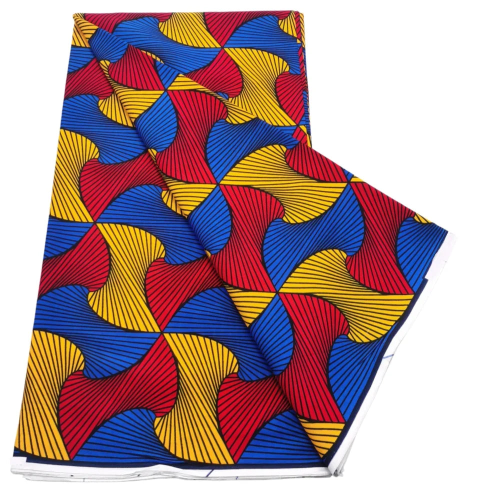 100% Cotton Real Wax Ankara Fabric - 2026 African Print Wedding Dress Sewing Fabric