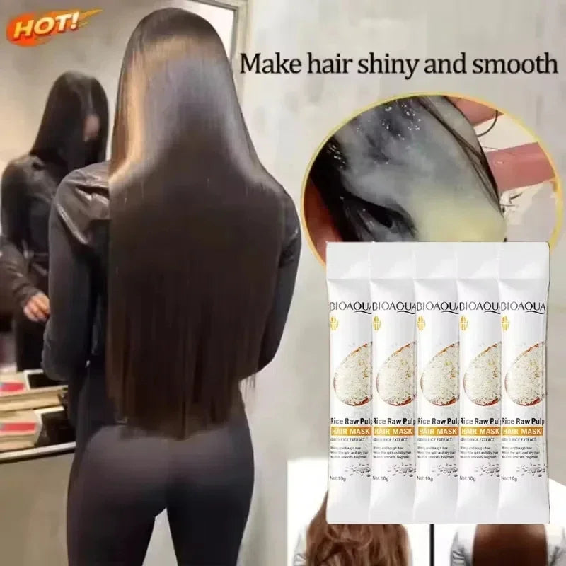 5-Second Magic Hair Mask - Professional Moisturizing Repair Treatment for Smooth Frizz-Free Hair