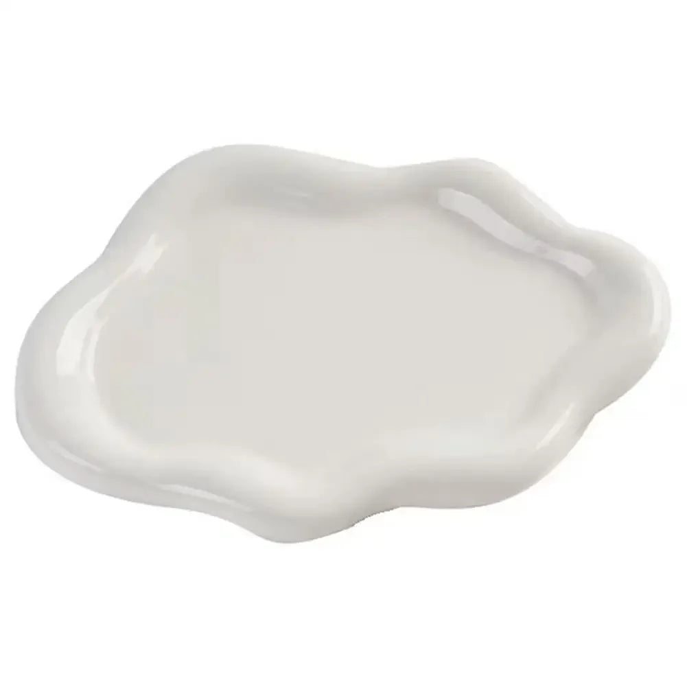 Cloud Shape Jewelry Storage Tray - Plastic Earring & Ring Display Organizer for Women, Photos & Home Decor