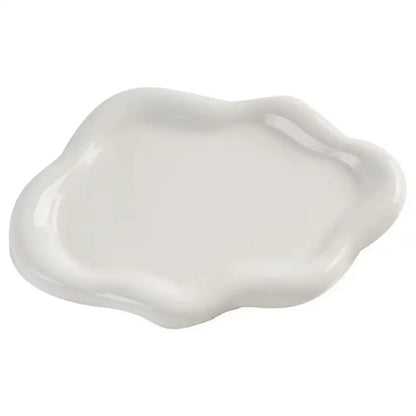 Cloud Shape Jewelry Storage Tray - Plastic Earring & Ring Display Organizer for Women, Photos & Home Decor