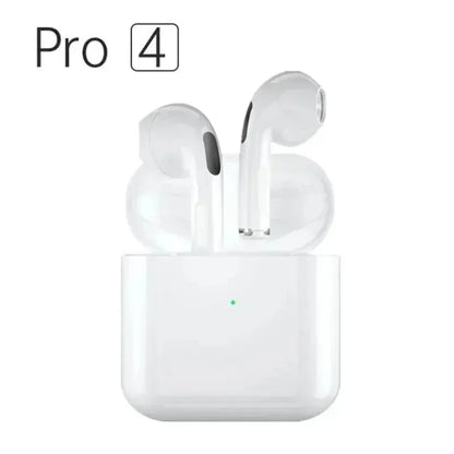 Pro 4 TWS Wireless Earbuds – Bluetooth 5.0 Waterproof Headphones with Mic for iOS, Android, PC & Gaming