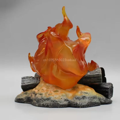Calcifer 12cm PVC Figure – Kawaii Action Figurine with Light, Desktop Decoration & Kids Birthday Gift