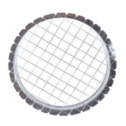 Stainless Steel Egg Slicer & Vegetable Fruit Chopper – Multi-Function Mesh Grid Cutter for Salad, Potato & Dessert Cubes Kitchen Tool