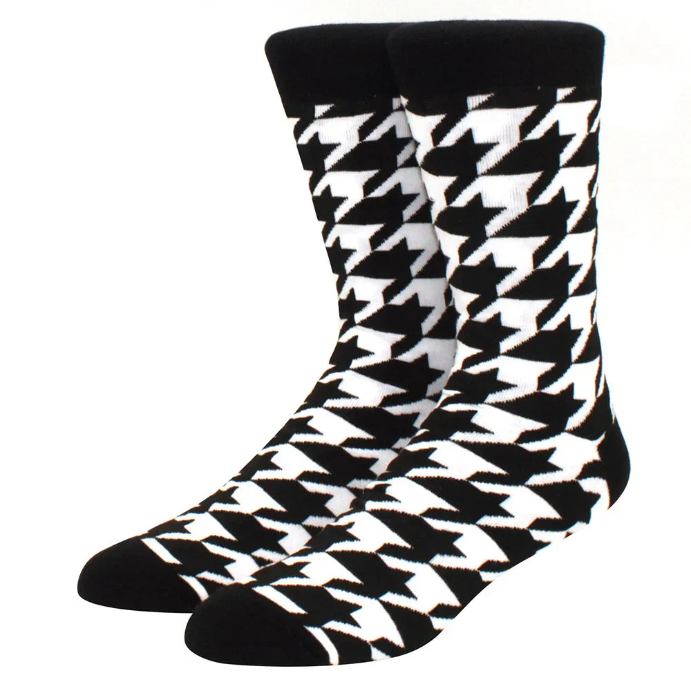 Men’s & Women’s Funny Beer Rainbow Socks – Skateboard Striped Pig Hip Hop Colorful Mid-Rise Casual Crew Cotton Socks, Unisex Fashion Novelty Socks