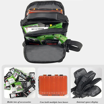 Multifunctional Fishing Backpack – Lightweight Tactical Gear Bag for Outdoor Fishing