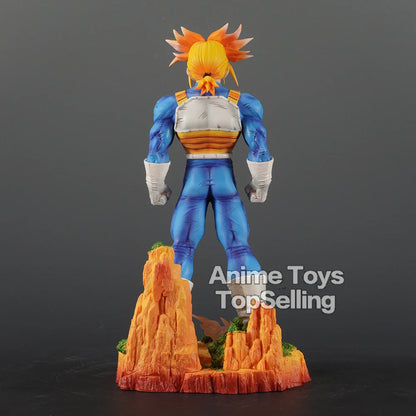 Dragon Ball Z Trunks Figure — 30cm PVC Action Figure with Two Heads, Collectible Toy for Kids & Gifts