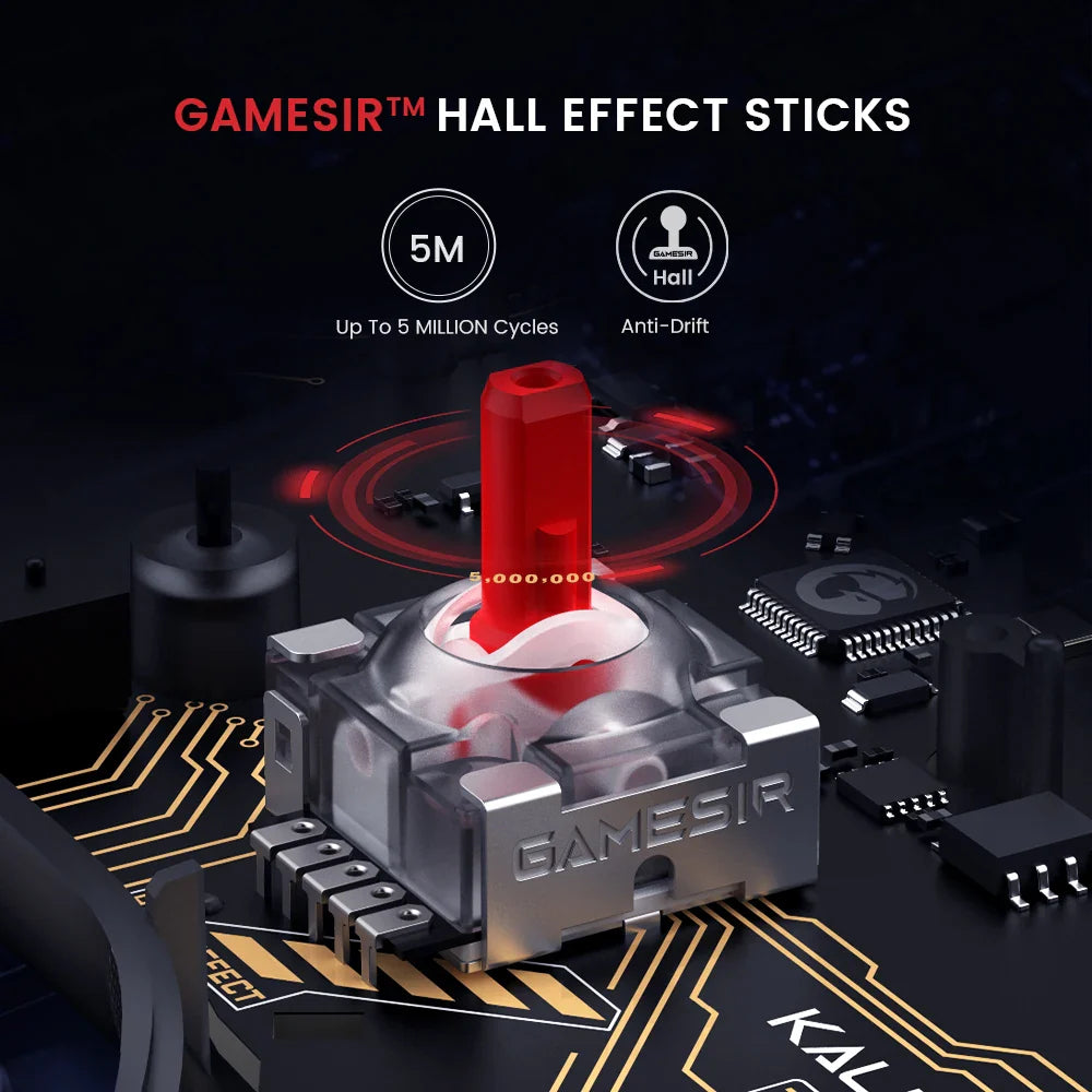 GameSir Kaleid Wired Xbox Controller – Hall Effect Joystick Gamepad for Xbox Series X, Series S & Xbox One