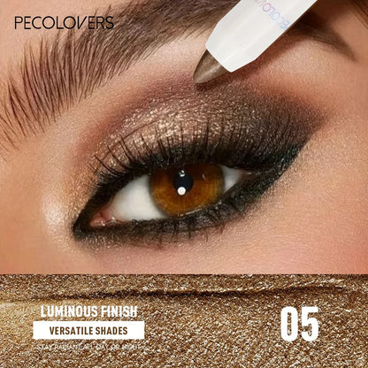 Waterproof Eyeshadow Sticks – Long-Lasting High-Pigmented Shimmer & Matte Neutral Brown Crayon Pencil