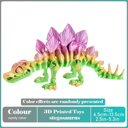 3D Printed Tyrannosaurus Rex Model - Realistic Jointed Movable Dinosaur Figure Toy & Desktop Decoration Gift